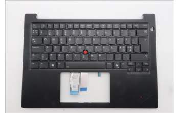 Lenovo 5M11S26892 C-Cover with keyboard, Nordic, Black, Backlight, UK