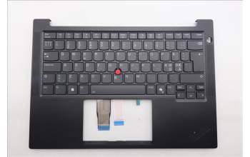 Lenovo 5M11S26894 C-Cover with keyboard, Nordic, Black, Backlight, UK