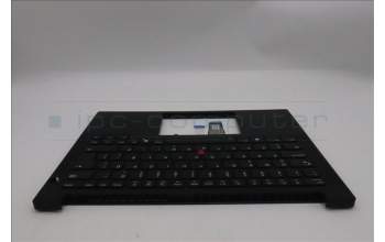 Lenovo 5M11S26912 C-Cover with keyboard, Icelandic, Black, Backlight, UK