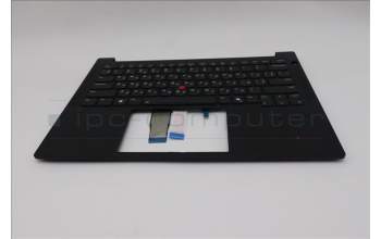 Lenovo 5M11S26954 C-Cover with keyboard, Ukraine, Black, Backlight, US