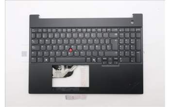Lenovo 5M11S26983 C-Cover with keyboard, Spanish, Black, UK
