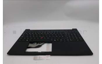 Lenovo 5M11S26983 C-Cover with keyboard, Spanish, Black, UK