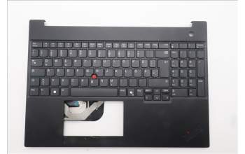 Lenovo 5M11S26986 C-Cover with keyboard, German, Black, UK