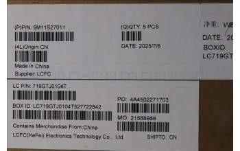 Lenovo 5M11S27011 C-Cover with keyboard, Switzerland, Black, UK