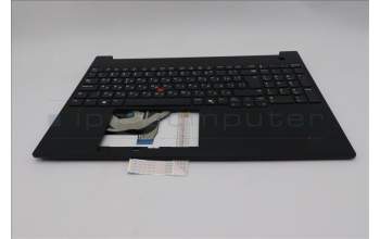 Lenovo 5M11S27020 C-Cover with keyboard, Bulgarian, Black, UK