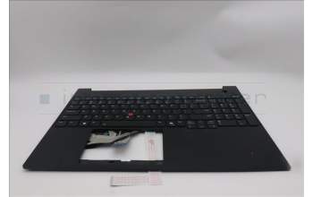 Lenovo 5M11S27040 C-Cover with keyboard, English, Black, Backlight, US