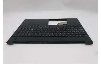 Lenovo 5M11S27047 C-Cover with keyboard, Arabic, Black, Backlight, US