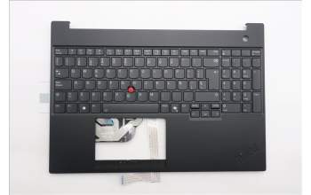 Lenovo 5M11S27056 C-Cover with keyboard, Spanish, Black, Backlight