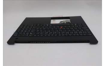 Lenovo 5M11S27087 C-Cover with keyboard, Czech Slovakian, Black, Backlight, UK