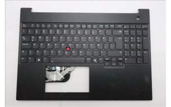 Lenovo 5M11S27110 C-Cover with keyboard, Icelandic, Black, Backlight, UK