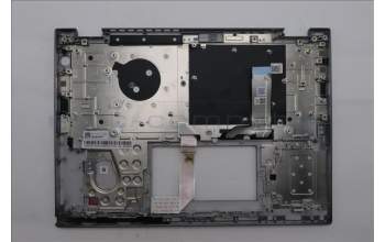 Lenovo 5M11S29881 C-Cover with keyboard, US English Euro, Luna Grey, Non-Backlight, Heat Staking, US