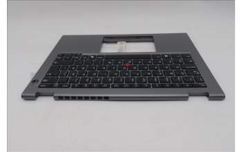 Lenovo 5M11S30307 C-Cover with keyboard, Swedish/Finnish, Luna Grey, Non-Backlight, No World Face Camera, Heat Staking, UK