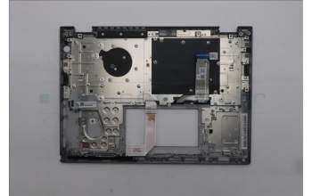 Lenovo 5M11S30325 C-Cover with keyboard, Belgian, Luna Grey, Backlight, No World Face Camera, Heat Staking, UK