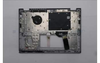 Lenovo 5M11S30352 C-Cover with keyboard, German, Luna Grey, Backlight, No World Face Camera, Heat Staking, UK
