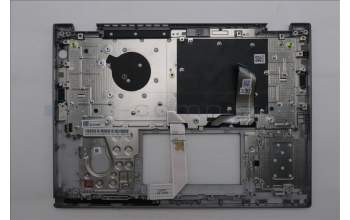 Lenovo 5M11S30367 C-Cover with keyboard, Norwegian, Luna Grey, Backlight, No World Face Camera, Heat Staking, UK