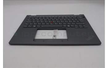 Lenovo 5M11S30367 C-Cover with keyboard, Norwegian, Luna Grey, Backlight, No World Face Camera, Heat Staking, UK