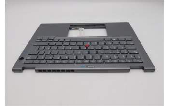 Lenovo 5M11S30505 C-Cover with keyboard, Hungarian, Luna Grey, Backlight, World Face Camera, Heat Staking, UK