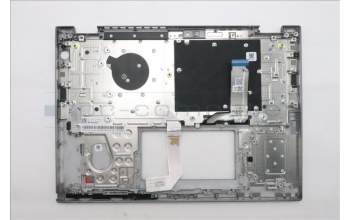 Lenovo 5M11S30529 C-Cover with keyboard, Spanish, Luna Grey, Backlight, World Face Camera, Heat Staking, UK