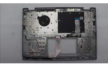 Lenovo 5M11S30545 C-Cover with keyboard, UK English, Luna Grey, Backlight, World Face Camera, Heat Staking, UK