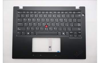 Lenovo 5M11S30596 C-Cover with keyboard, Arabic, Black, Backlight, Heat Staking, US