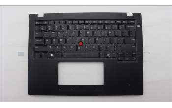 Lenovo 5M11S30601 C-Cover with keyboard, English, Black, Backlight, Heat Staking, US