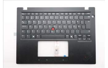 Lenovo 5M11S33646 C-Cover with keyboard, Norwegian, Black, Non_Backlight, Heat Staking
