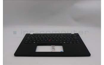 Lenovo 5M11S33673 C-Cover with keyboard, UK English, Black, Non-Backlight, Heat Staking, UK
