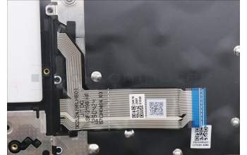 Lenovo 5M11S33715 C-Cover with keyboard, Italian, Black, Backlight, Heat Staking, UK