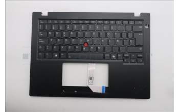 Lenovo 5M11S33733 C-Cover with keyboard, Spanish, Black, Backlight, Heat Staking, UK