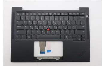 Lenovo 5M11S33817 C-Cover with keyboard, Greek, Black, Backlight, US