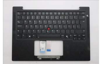 Lenovo 5M11S37340 C-Cover with keyboard, Portuguese, Black, Backlight