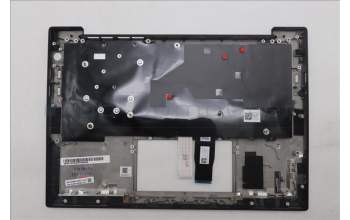 Lenovo 5M11S37565 C-Cover with keyboard, US English Euro, Black, Backlight, WWAN, US