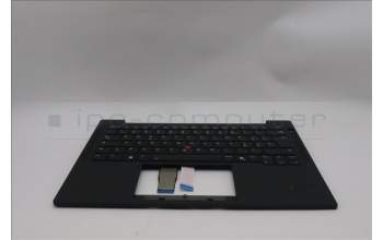 Lenovo 5M11S37632 C-Cover with keyboard, Italian, Black, Backlight, WWAN, UK