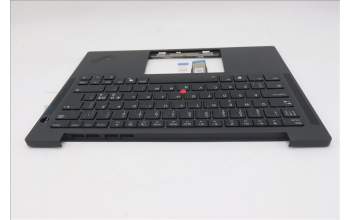 Lenovo 5M11S37676 C-Cover with keyboard, Nordic, Black, Backlight, WWAN, UK
