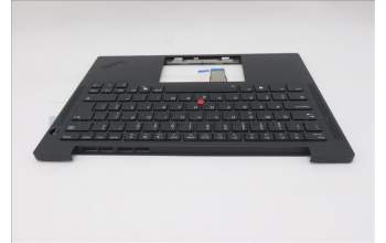 Lenovo 5M11S37683 C-Cover with keyboard, Portuguese, Black, Backlight, WWAN, UK