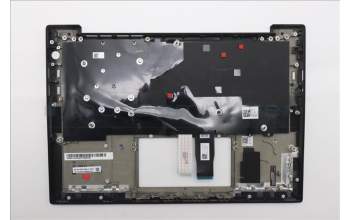 Lenovo 5M11S37699 C-Cover with keyboard, Slovenian, Black, Backlight, WWAN, UK