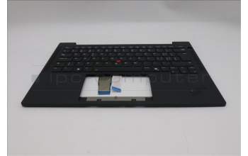 Lenovo 5M11S37724 C-Cover with keyboard, Switzerland, Black, Backlight, WWAN, UK