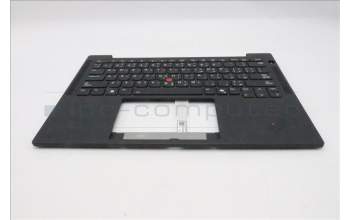 Lenovo 5M11S37979 C-Cover with keyboard, Arabic, Black, Backlight, US