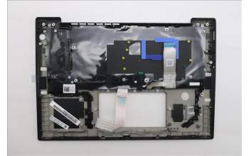 Lenovo 5M11S38007 C-Cover with keyboard, US English Euro, Black, Backlight, US