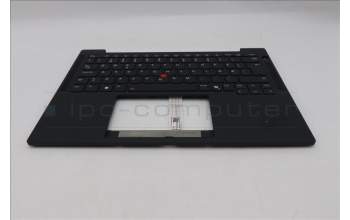 Lenovo 5M11S38045 C-Cover with keyboard, Norwegian, Black, Backlight, UK