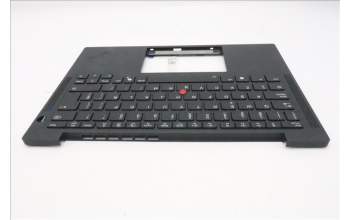 Lenovo 5M11S38060 C-Cover with keyboard, Spanish, Black, Backlight, UK
