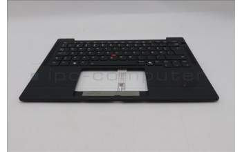 Lenovo 5M11S38108 C-Cover with keyboard, Danish, Black, Backlight, WWAN, UK