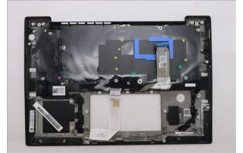 Lenovo 5M11S53521 C-Cover with keyboard, Spanish, Black, Backlight, WWAN, UK