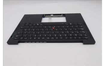 Lenovo 5M11S53521 C-Cover with keyboard, Spanish, Black, Backlight, WWAN, UK
