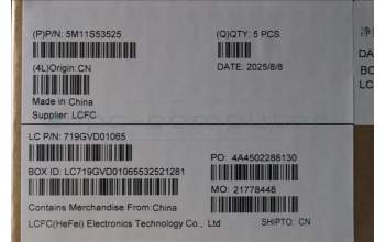 Lenovo 5M11S53525 C-Cover with keyboard, Swedish/Finnish, Black, Backlight, WWAN, UK