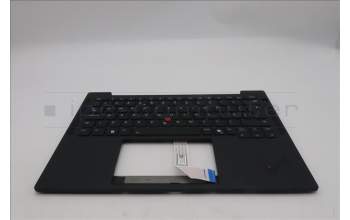 Lenovo 5M11S53543 C-Cover with keyboard, UK English, Black, Backlight, WWAN, UK