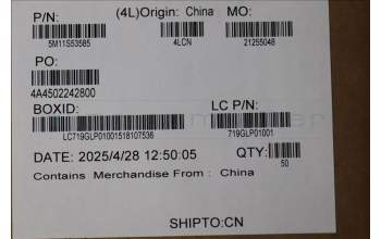 Lenovo 5M11S53585 ASM-COVER_SIM_Tray