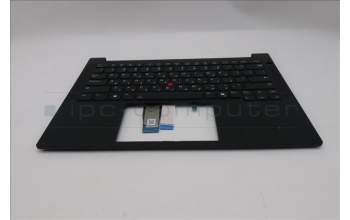 Lenovo 5M11S53779 C-Cover with keyboard, Hebrew, Black, Backlight, US