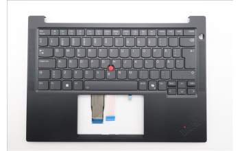 Lenovo 5M11S53809 C-Cover with keyboard, Swedish/Finnish, Black, Backlight, UK