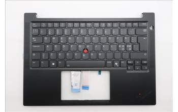 Lenovo 5M11S53811 C-Cover with keyboard, Nordic, Black, Backlight, UK